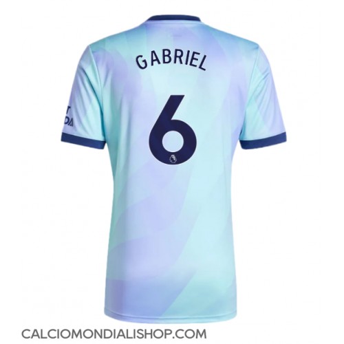 Maglie da calcio Arsenal Gabriel Magalhaes #6 Terza Maglia 2024-25 Manica Corta